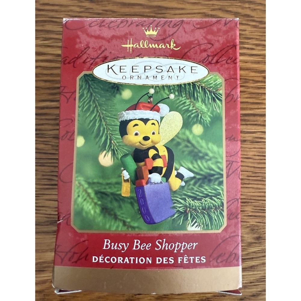 Hallmark Keepsake Ornament Busy Bee Shopper from 2000